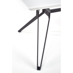 VENTARO étkezőasztal 160 cm – fehér / fekete