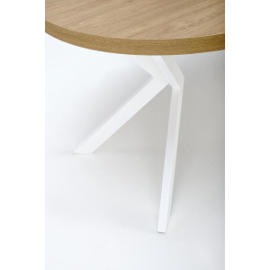 CASTERO bővíthető étkezőasztal 100–250 cm – tölgy / fehér
