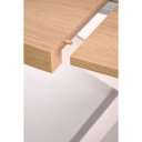 CASTERO bővíthető étkezőasztal 100–250 cm – Hikora tölgy / kasmír