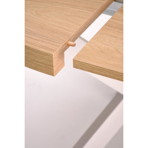 CASTERO bővíthető étkezőasztal 100–250 cm – Hikora tölgy / kasmír