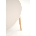 NOVARO bővíthető étkezőasztal 102–142 cm – kasmír / természetes bükk