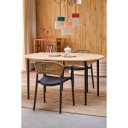 NOVARO bővíthető étkezőasztal 102–142 cm – Artisan tölgy / fekete