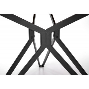 ORBIS kerek étkezőasztal 120 cm – tölgy / fekete