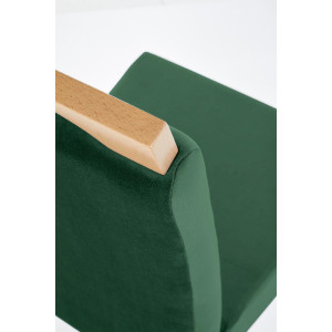 HANDLE OAK modern fa étkezőszék – zöld