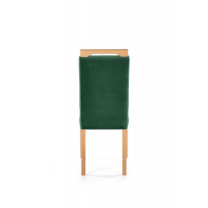 HANDLE OAK modern fa étkezőszék – zöld
