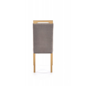 HANDLE OAK modern fa étkezőszék – szürke