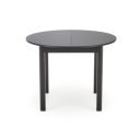 ELVIA bővíthető étkezőasztal 102–142 cm – fekete / fekete