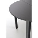 ELVIA bővíthető étkezőasztal 102–142 cm – fekete / fekete