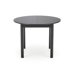 ELVIA bővíthető étkezőasztal 102–142 cm – fekete / fekete