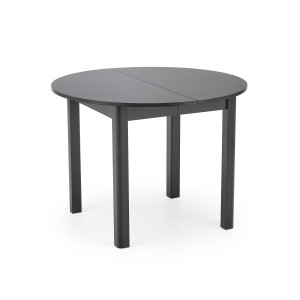 ELVIA bővíthető étkezőasztal 102–142 cm – fekete / fekete