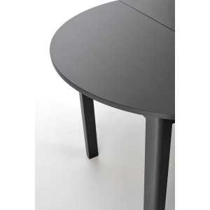ELVIA bővíthető étkezőasztal 102–142 cm – fekete / fekete