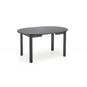 ELVIA bővíthető étkezőasztal 102–142 cm – fekete / fekete