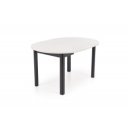 ELVIA bővíthető étkezőasztal 102–142 cm – kasmír / fekete