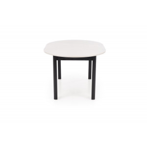 ELVIA bővíthető étkezőasztal 102–142 cm – kasmír / fekete