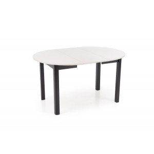 ELVIA bővíthető étkezőasztal 102–142 cm – kasmír / fekete