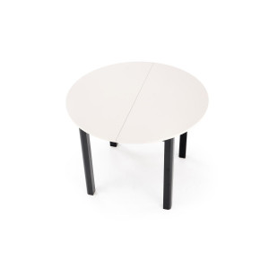 ELVIA bővíthető étkezőasztal 102–142 cm – kasmír / fekete