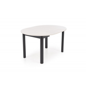 ELVIA bővíthető étkezőasztal 102–142 cm – kasmír / fekete