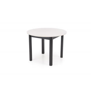 ELVIA bővíthető étkezőasztal 102–142 cm – kasmír / fekete