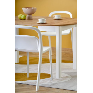 ELVIA bővíthető étkezőasztal 102–142 cm – Craft tölgy / fehér