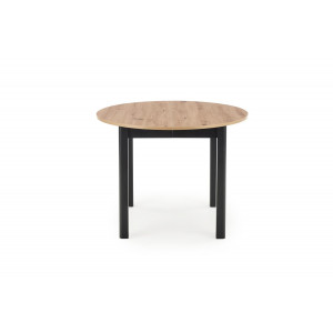 ELVIA bővíthető étkezőasztal 102–142 cm – Artisan tölgy / fekete