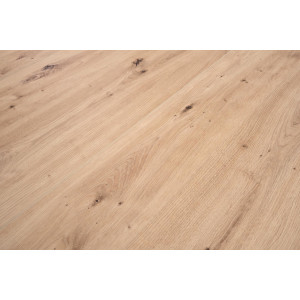 ELVIA bővíthető étkezőasztal 102–142 cm – Artisan tölgy / fekete