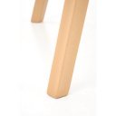 SELENE bővíthető étkezőasztal 102–142 cm – kasmír / természetes bükk
