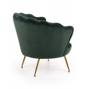 PEONY modern fotel – sötétzöld
