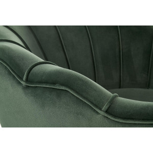 PEONY modern fotel – sötétzöld