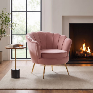 PEONY modern fotel – rózsaszín HALMAR