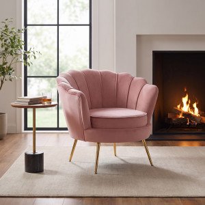 PEONY modern fotel – rózsaszín HALMAR