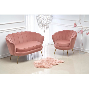 PEONY modern kanapé – világos rózsaszín