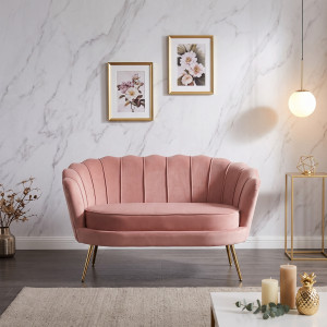 PEONY modern kanapé – világos rózsaszín HALMAR