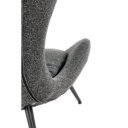 HARPER modern lounge fotel – antracit