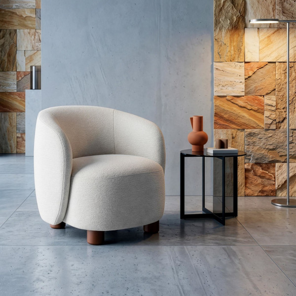 CLOVER modern fotel – krém