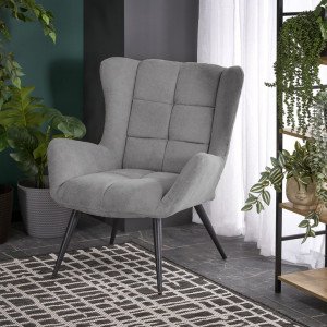 HORIZON modern fotel – szürke HALMAR