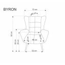 HORIZON modern fotel – olívazöld