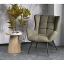 HORIZON modern fotel – olívazöld