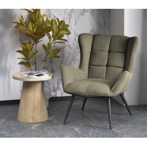 HORIZON modern fotel – olívazöld