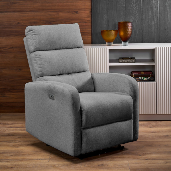 SERENE elektromos relaxfotel masszázsfunkcióval – szürke