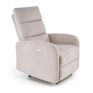 SERENE elektromos relaxfotel masszázsfunkcióval – világos bézs