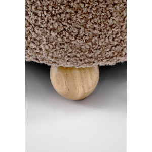 MERCER modern fotel – cappuccino