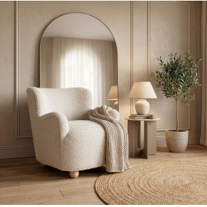 MERCER modern fotel – krém