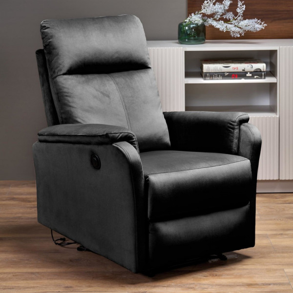 AURIS elektromos relaxfotel – fekete
