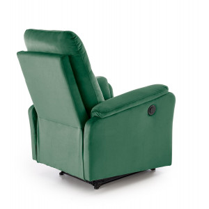 AURIS elektromos relaxfotel – sötétzöld