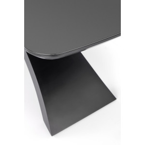 VELAR bővíthető étkezőasztal 180–220 cm – sötétszürke / fekete