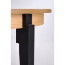 AVERY bővíthető étkezőasztal 100–200 cm – természetes tölgy / fekete