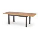 MERION bővíthető étkezőasztal 140–220 cm – Craft tölgy / fekete