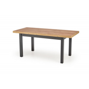 MERION bővíthető étkezőasztal 140–220 cm – Craft tölgy / fekete
