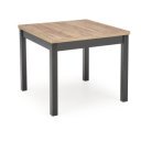 MERION 3 bővíthető étkezőasztal 90–125 cm – Craft tölgy / fekete
