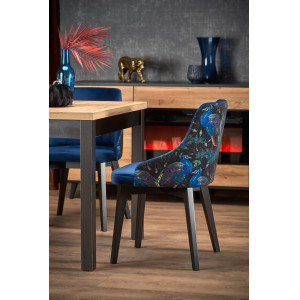 MERION 3 bővíthető étkezőasztal 90–125 cm – Craft tölgy / fekete